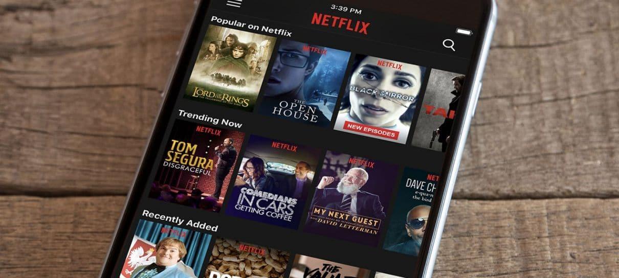 Netflix testa função para mudar a velocidade dos vídeos