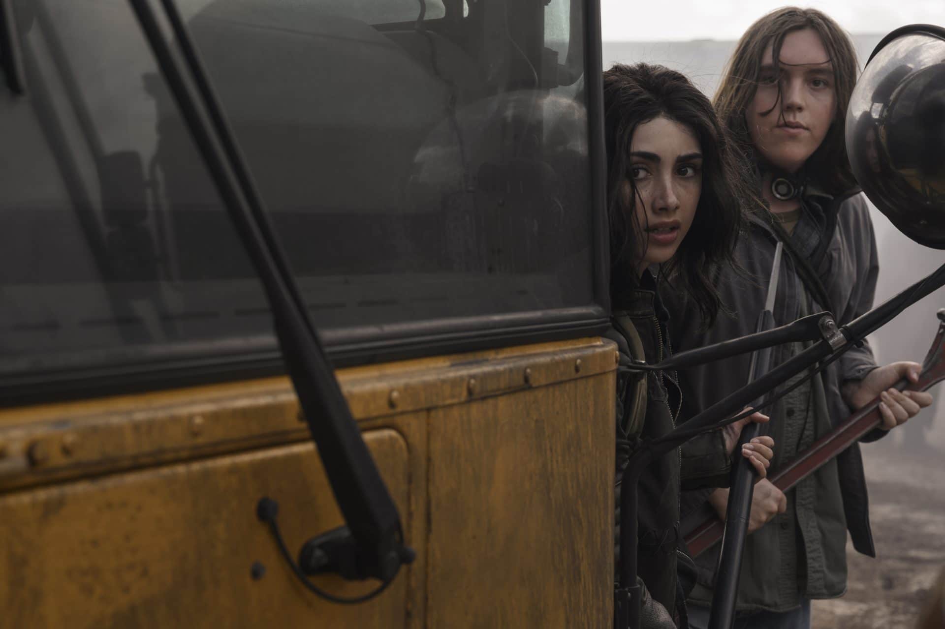 Alexa Mansour as Hope, Hal Cumpston as Silas - TWD3 _ Season 1 - Photo Credit: Jojo Whilden/AMC