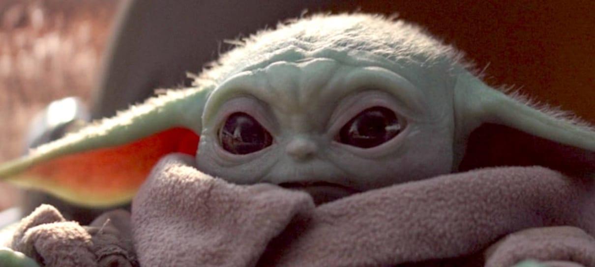Os GIFs do Baby Yoda foram retirados da internet por causa de direitos autorais
