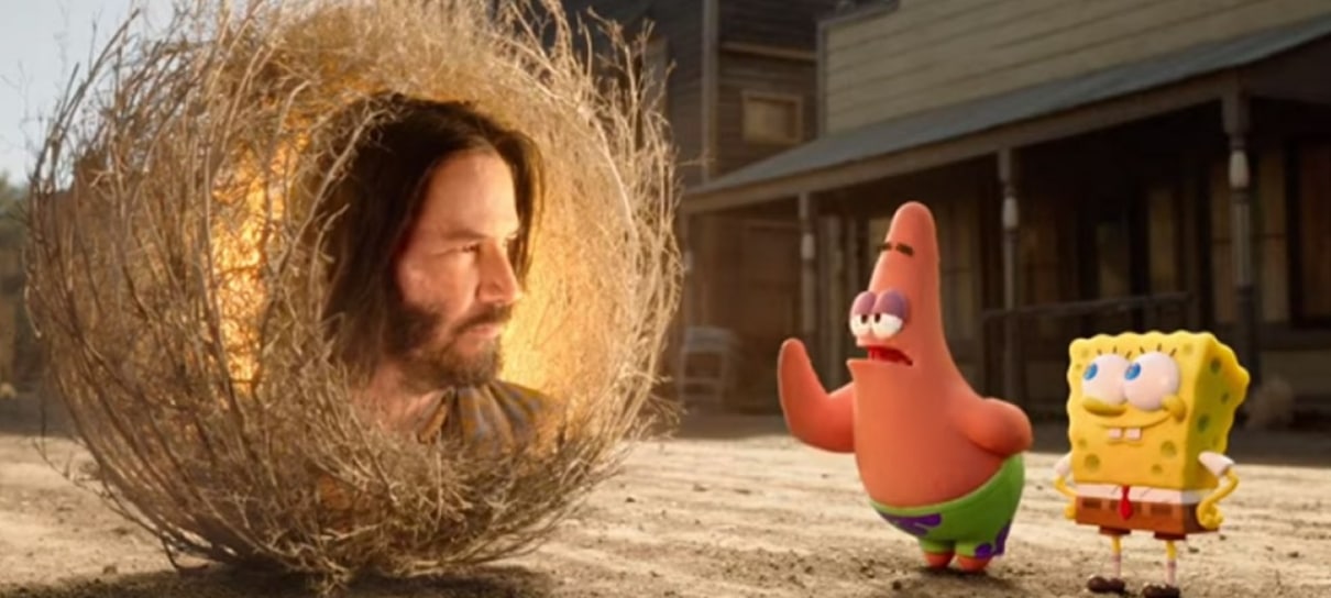 Bob Esponja: O Incrível Resgate | Trailer traz Keanu Reeves e momentos de fofura