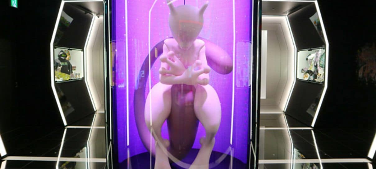 Nova loja da franquia Pokémon tem um Mewtwo para receber os visitantes