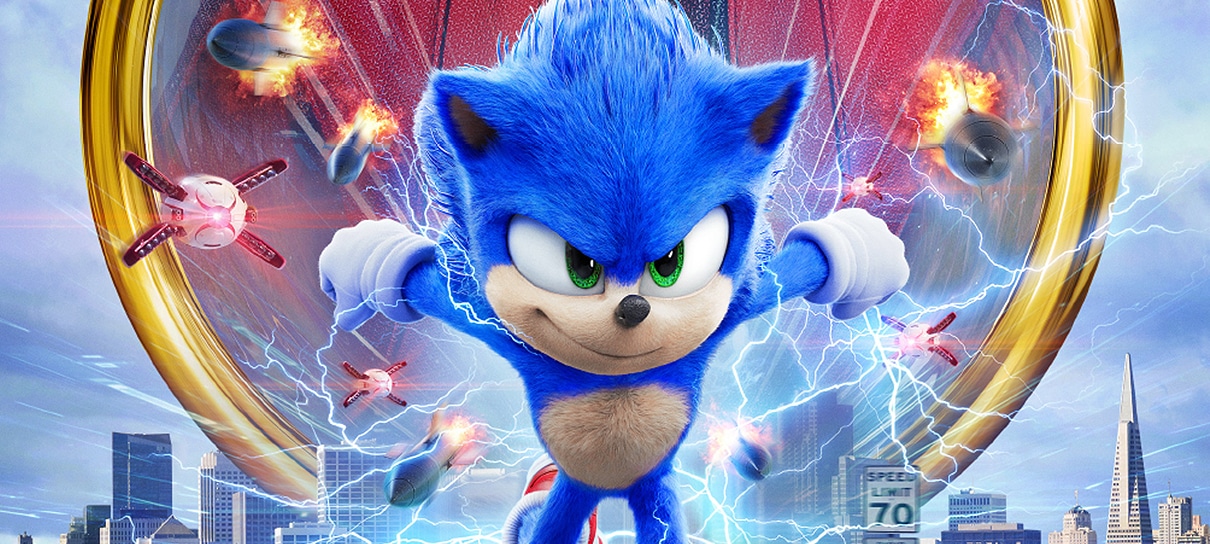 Sonic: O Filme ganha cartaz com o Dr. Robotnik e o novo visual do ouriço