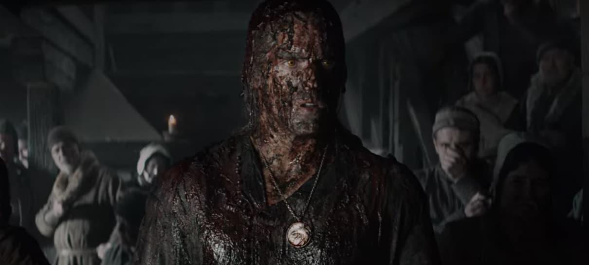 Arte conceitual da série de The Witcher revela monstro que engoliu Geralt no 4º episódio