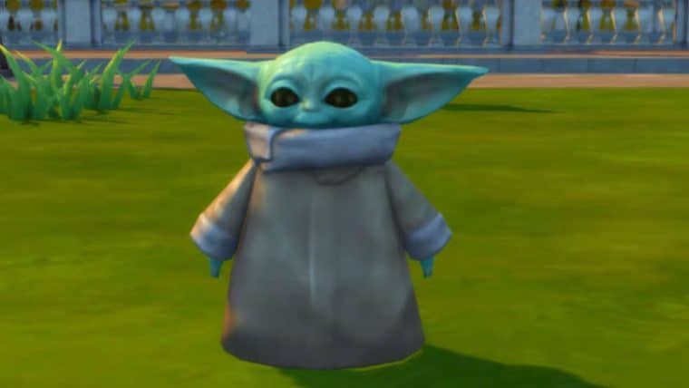 Baby Yoda está disponível para compra em The Sims 4