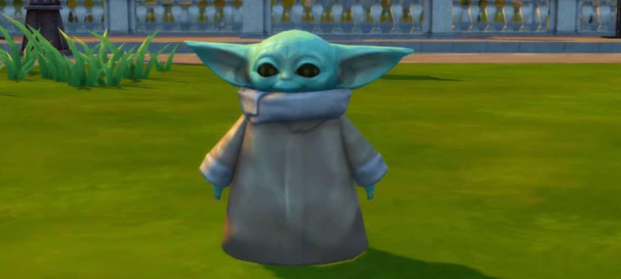 Baby Yoda está disponível para compra em The Sims 4