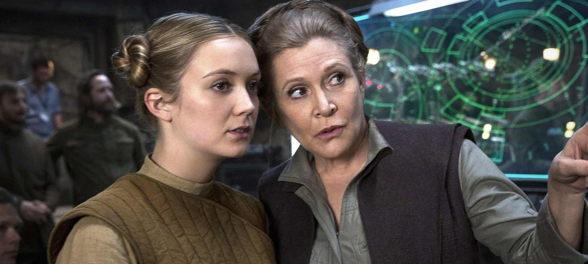 Billie Lourd, filha de Carrie Fisher, faz homenagem à mãe