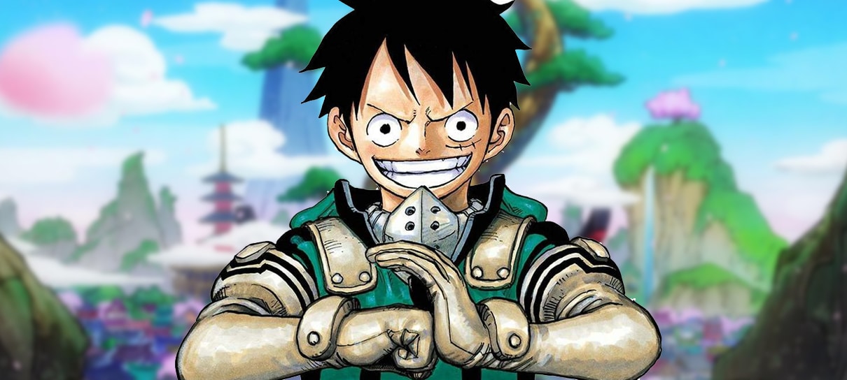 Eiichiro Oda, autor de One Piece, mostra fanart feita pelo autor de My Hero Academia