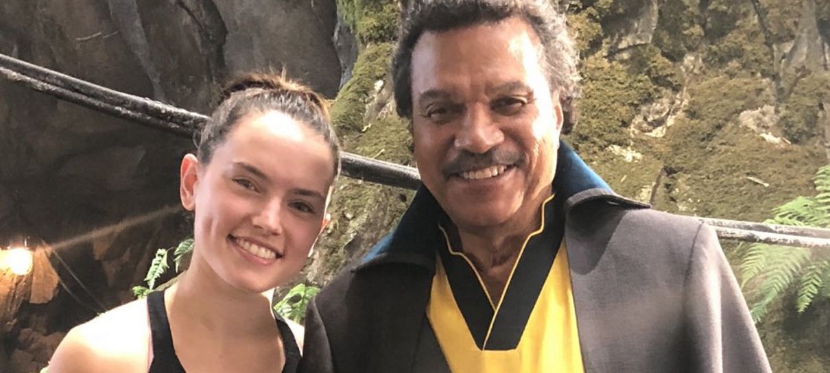 Billy Dee Williams divulga fotos dos bastidores de Star Wars: A Ascensão Skywalker