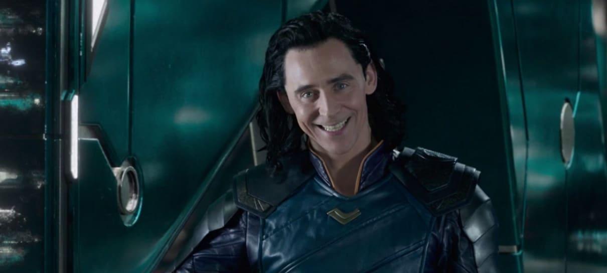 Tom Hiddleston comemora o início da produção de Loki