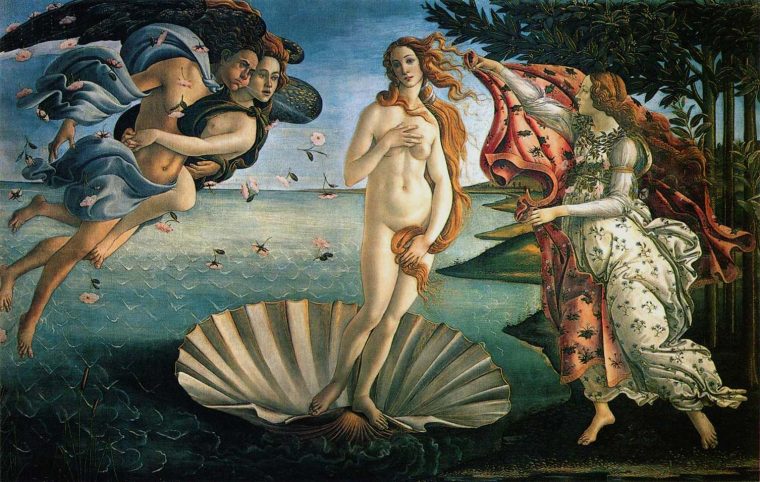 O Nascimento de Vênus, de Sandro Botticelli