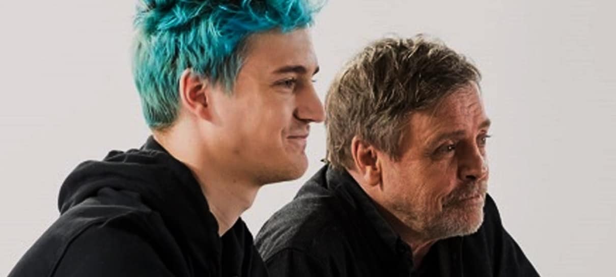 Ninja anuncia parceria com Mark Hamill para revelar novo conteúdo de Fortnite