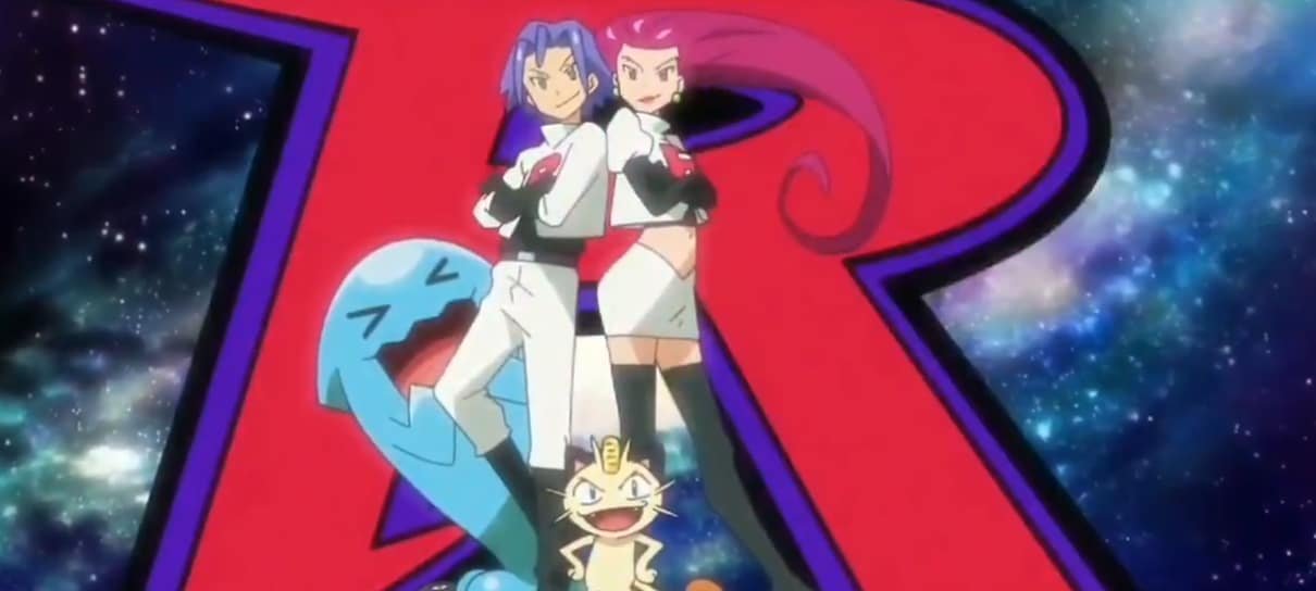 Equipe Rocket faz entrada triunfal em novo anime de Pokémon