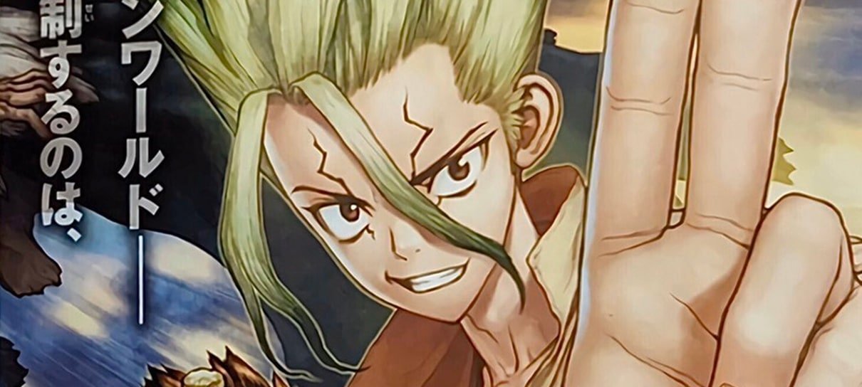 Parte 2 de Dr. Stone 3 em Outubro 2023