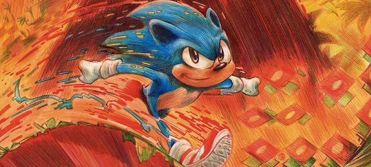 Sonic: O Filme ganha novos pôsteres ilustrados por artistas brasileiros