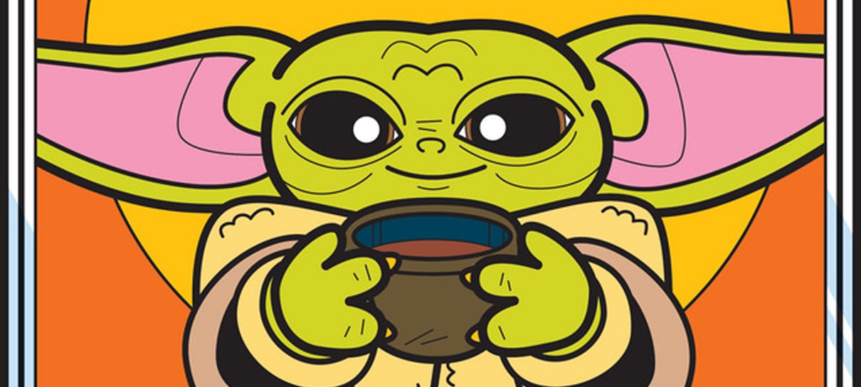 Esqueça dos problemas da vida com esse livro de colorir do Baby Yoda