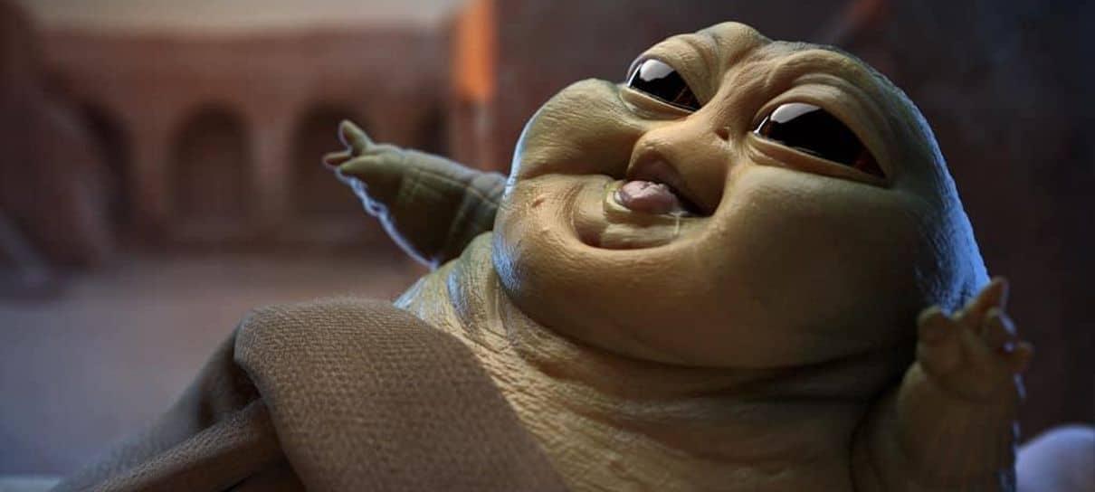 Artista mostra que bebê Jabba pode ser quase tão fofo quanto o baby Yoda