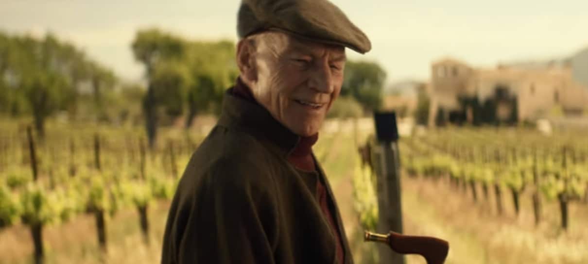 Picard passeia em vinhedos em novo trecho de Star Trek: Picard