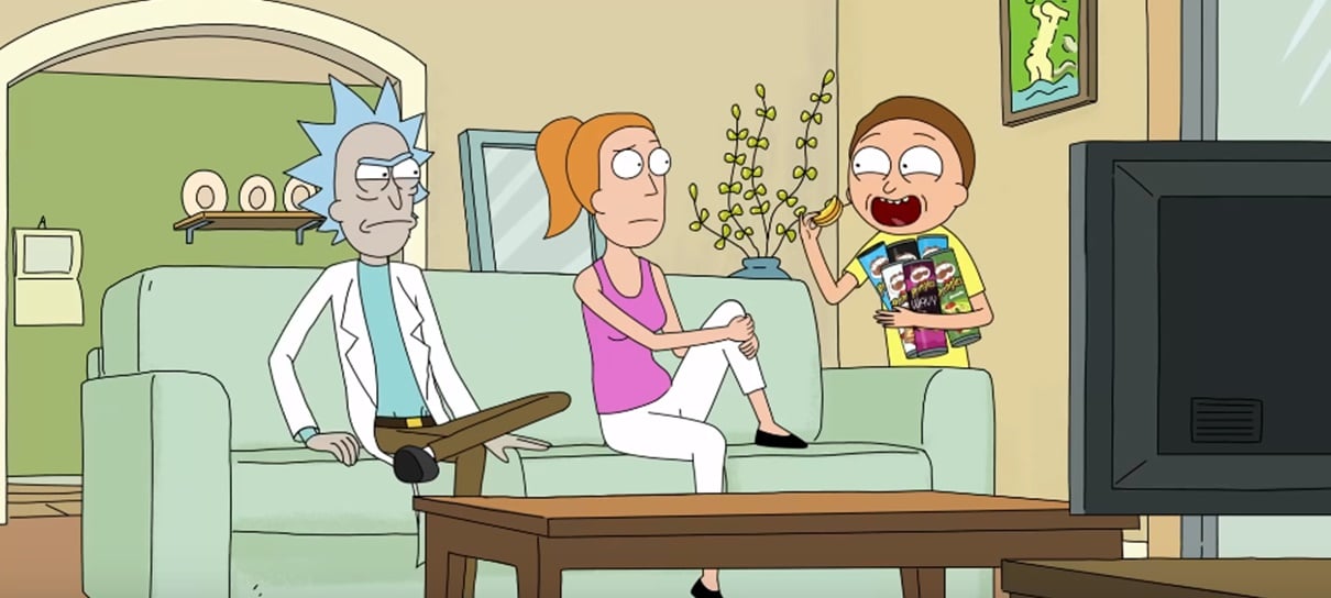 Rick and Morty | Personagens ficam presos em comercial de salgadinho