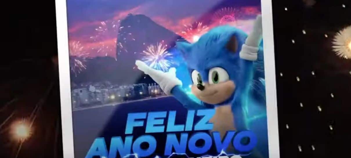 Sonic: O Filme | Ouriço dá um pulinho no Brasil em vídeo de ano novo