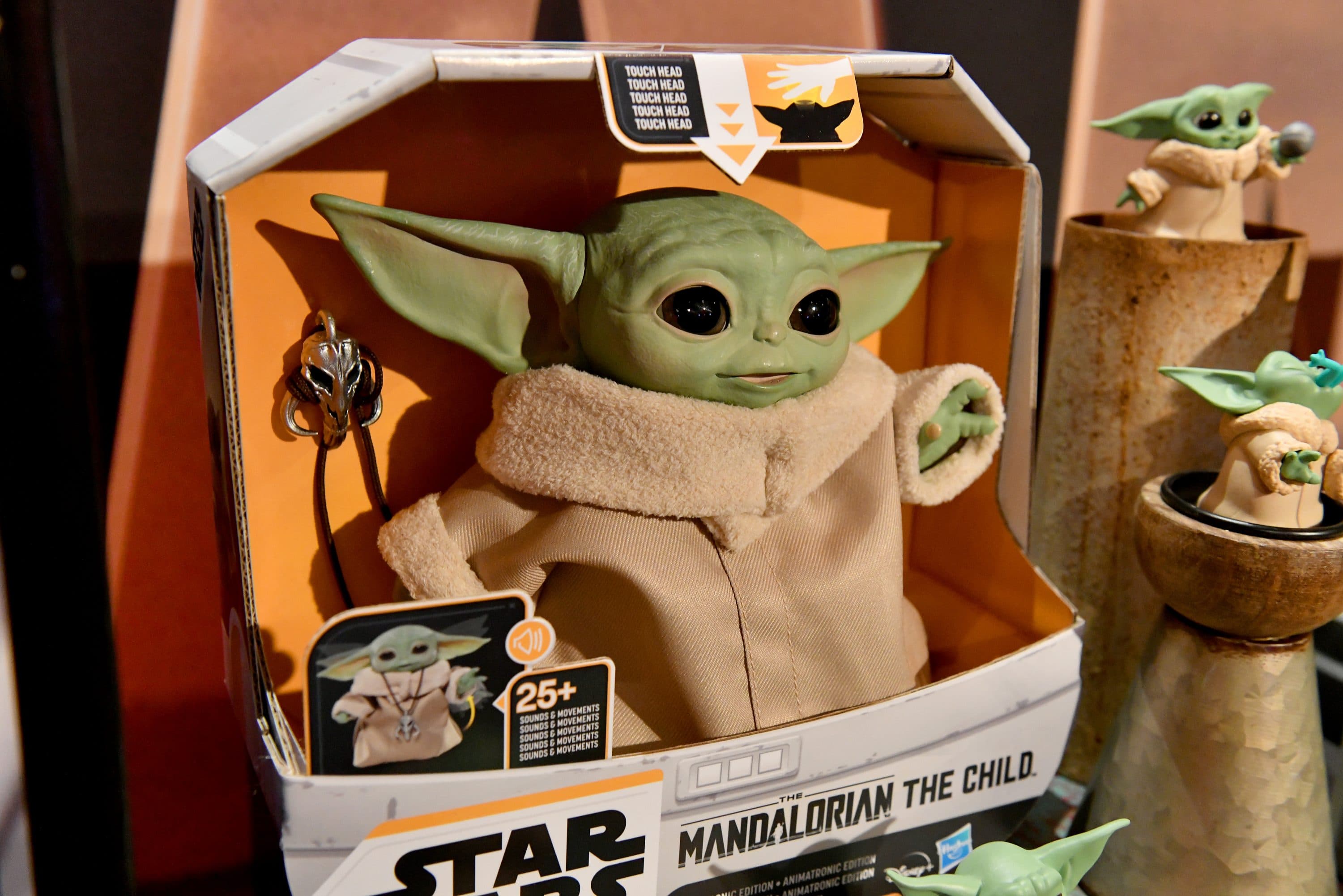 NEW YORK, NEW YORK - FEBRUARY 20:  STAR WARS New York Toy Fair Product Showcase: THE MANDALORIAN And STAR WARS: THE CLONE WARS at Dream Hotel on February 20, 2020 in New York City. (Photo by Craig Barritt/Getty Images for Disney)