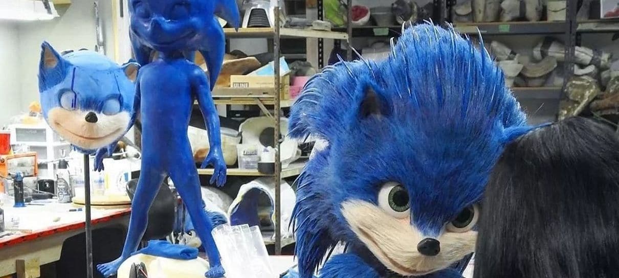 Sonic: O Filme | Boneco usado durante as gravações é detalhado e um pesadelo