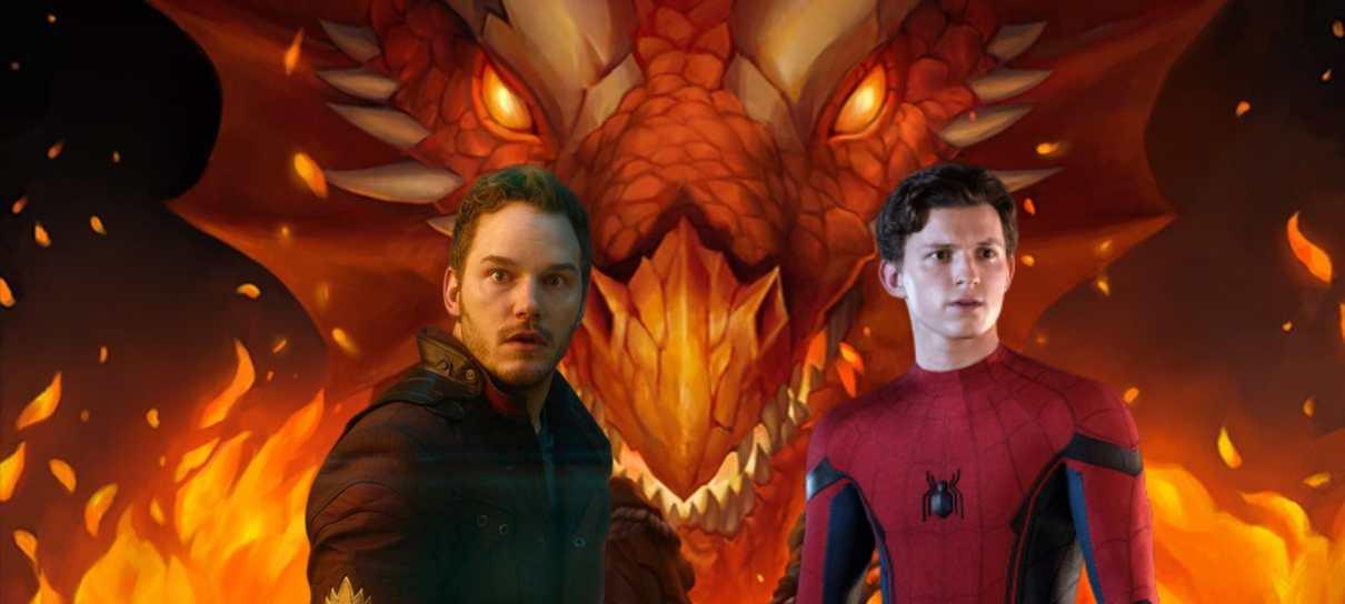 Tom Holland e Chris Pratt querem jogar Dungeons & Dragons com o elenco de Vingadores