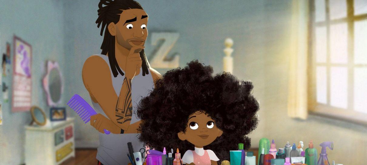 Hair Love ganha ilustração fofinha para celebrar o Oscar