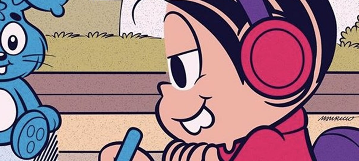 Turma da Mônica posta sua própria versão da estudante que ouve música lo-fi