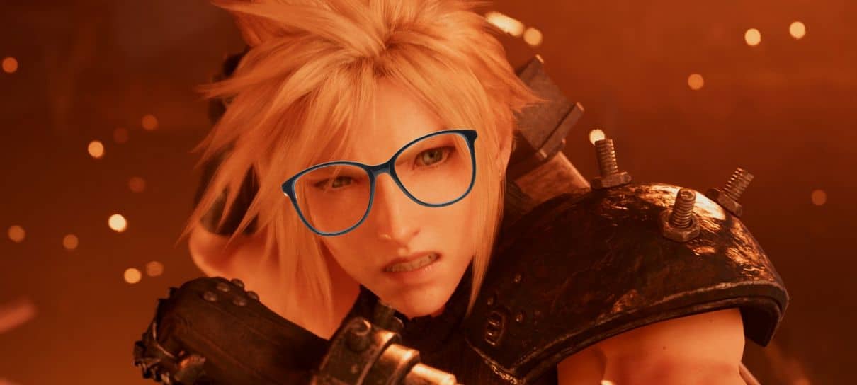 Final Fantasy VII Remake ganha óculos oficial e limites foram ultrapassados