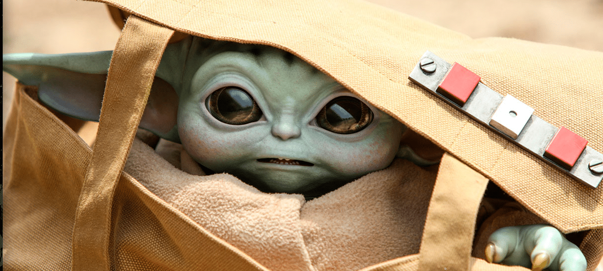 Esse Baby Yoda em tamanho real pode ser seu por uma pequena fortuna