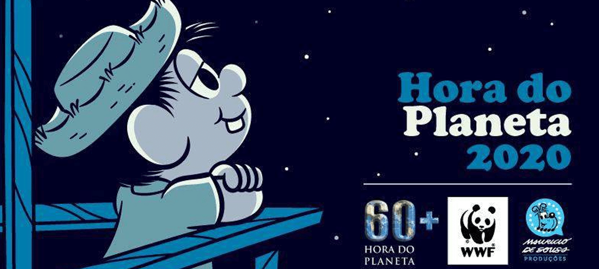 Chico Bento estrela cartaz brasileiro da Hora do Planeta 2020
