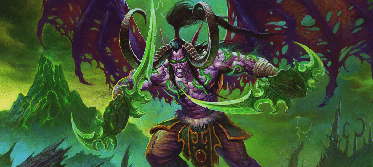 Hearthstone recebe Illidan como novo herói em Cinzas de Terralém, expansão do Ano da Fênix