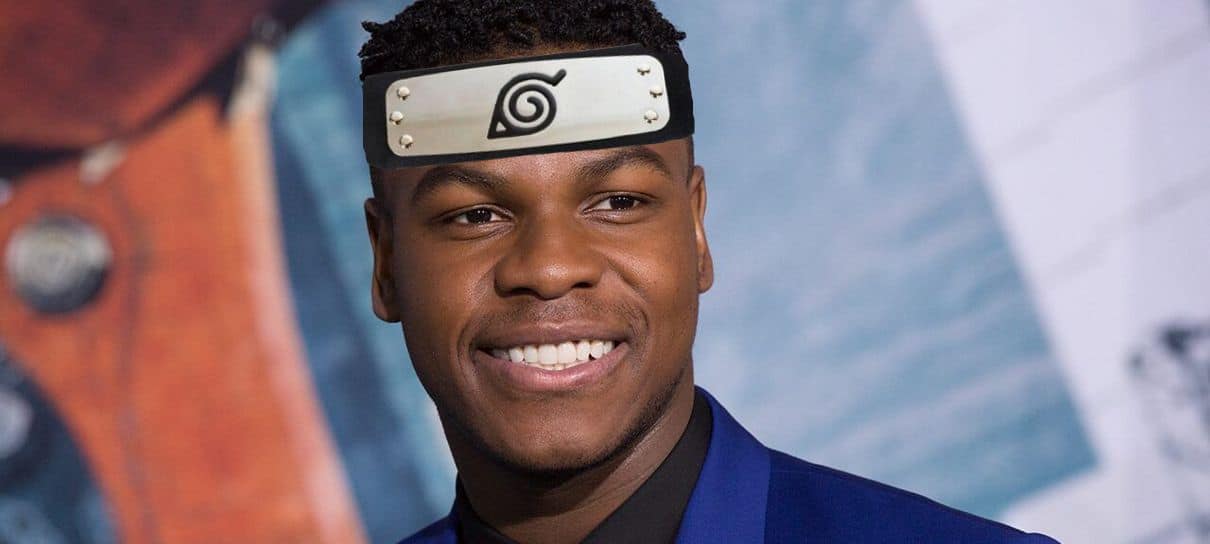 John Boyega, de Star Wars, celebra aniversário com bolo do Naruto