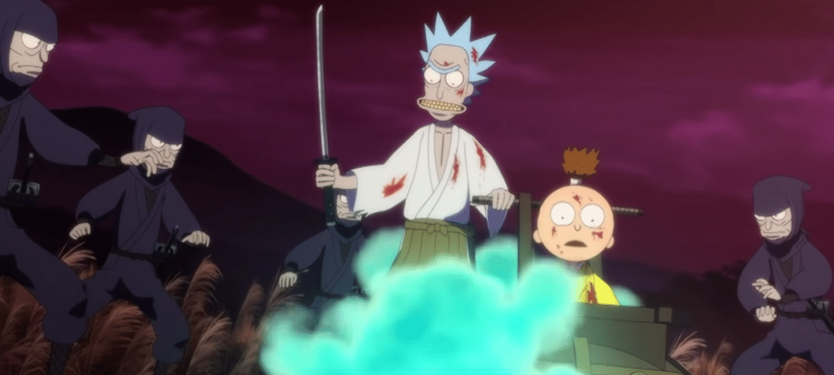 Rick and Morty | Curta-metragem de anime é homenagem a Lobo Solitário