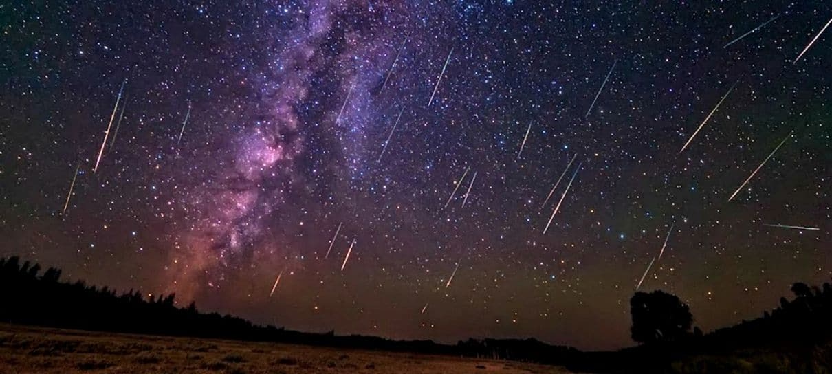 Um dos eventos astronômicos do mês de maio, chuva de meteoros