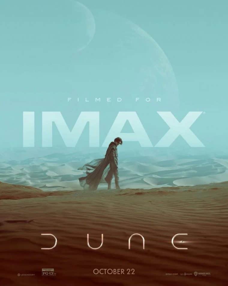 Paul Atreides caminhando em poster de Duna