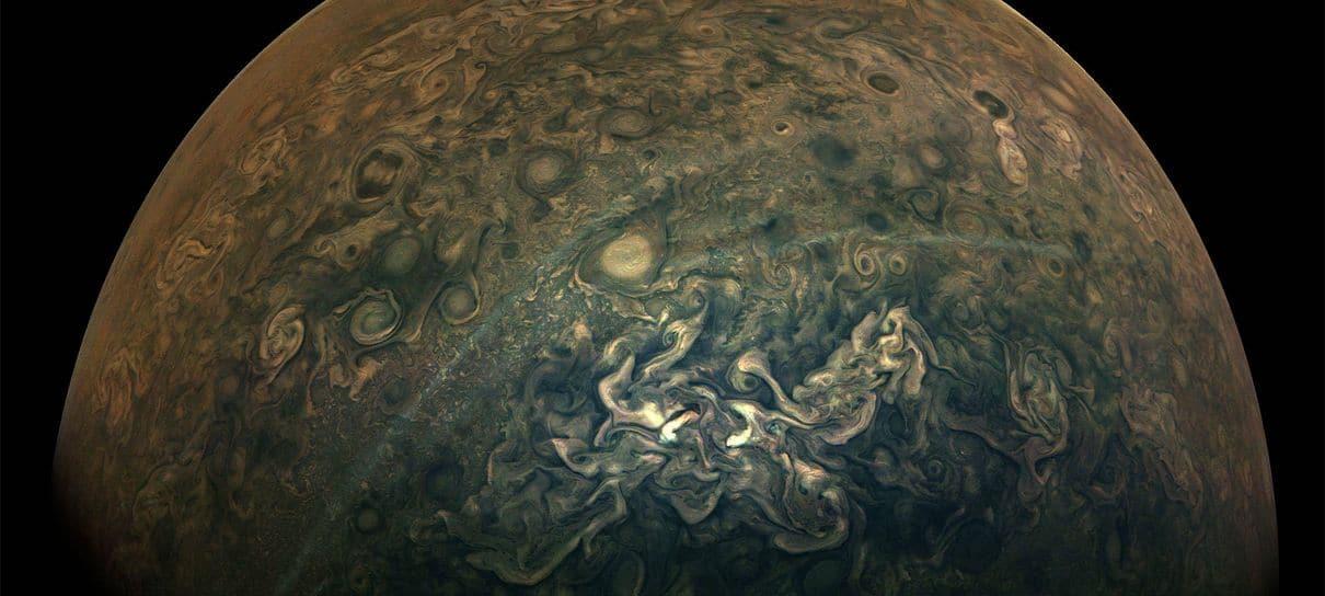 NASA divulga nova imagem impressionante de Júpiter