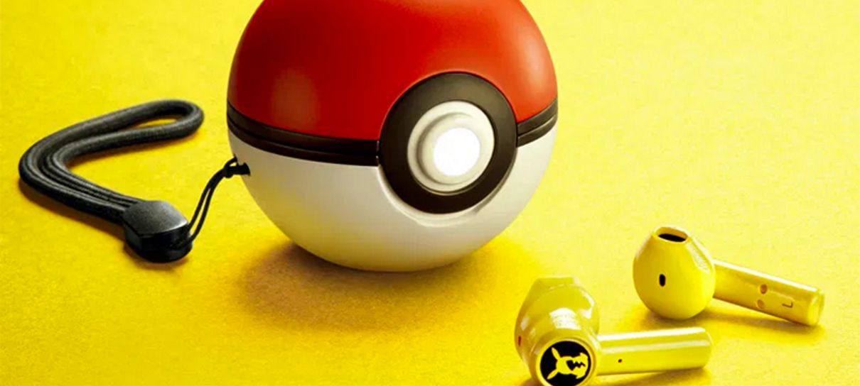 Esses fones de Pikachu entram na Pokébola para recarregar