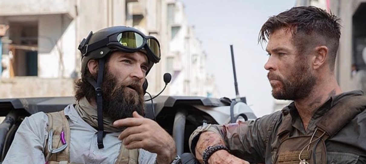 Resgate | Chris Hemsworth compartilha novas imagens dos bastidores