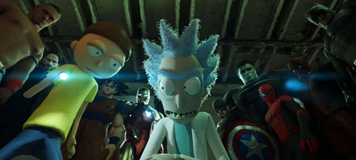 Personagens de Rick and Morty, Dragon Ball e One Punch Man se unem contra o coronavírus