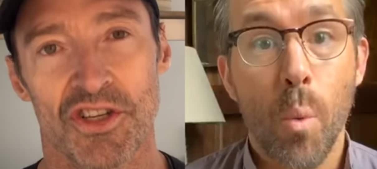 Ryan Reynolds e Hugh Jackman vão sortear uma visita até a casa de um fã