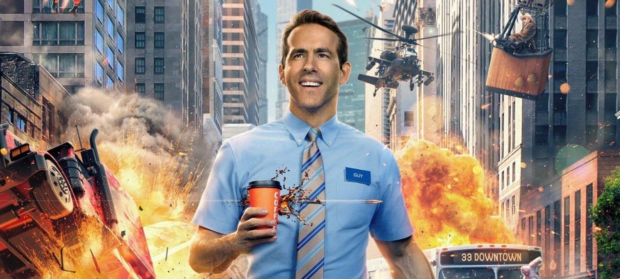 Ryan Reynolds compartilha trecho de Free Guy