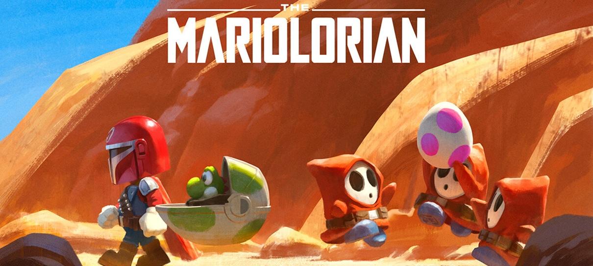 The Mariolorian: quando Mario Bros. invade o universo The Mandalorian, o resultado é ótimo