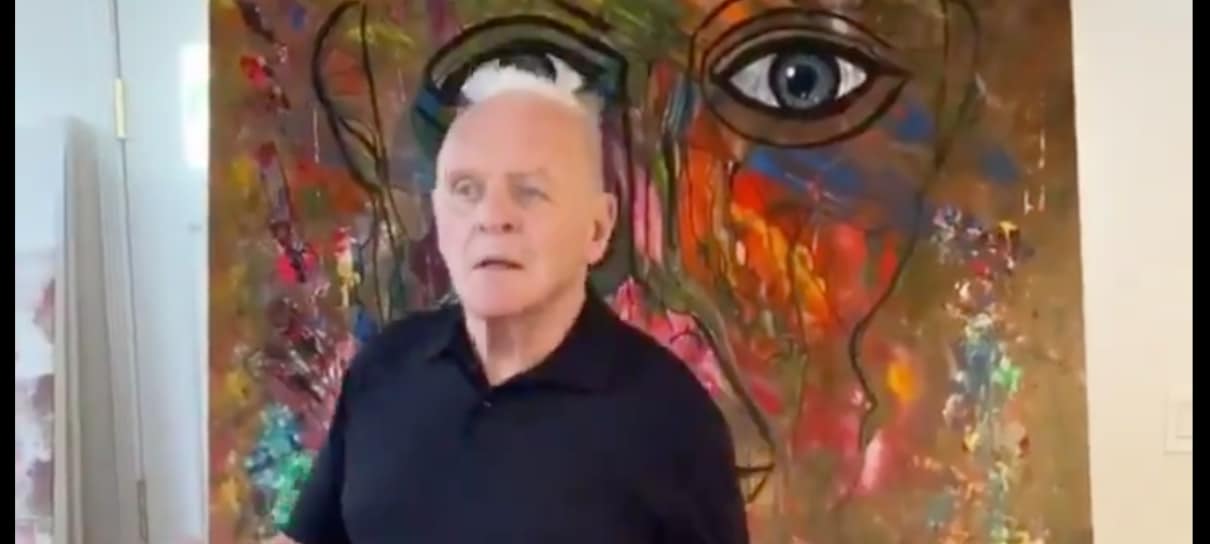 Anthony Hopkins dança Drake e desafia Stallone e Schwarzenegger a fazerem o mesmo