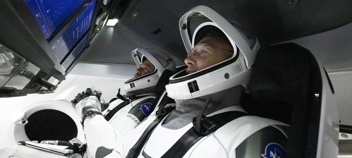 Assista aqui ao lançamento da primeira missão tripulada da SpaceX que acontece hoje (30)
