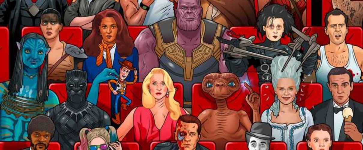 Capa da Empire celebra o cinema e traz personagens icônicos