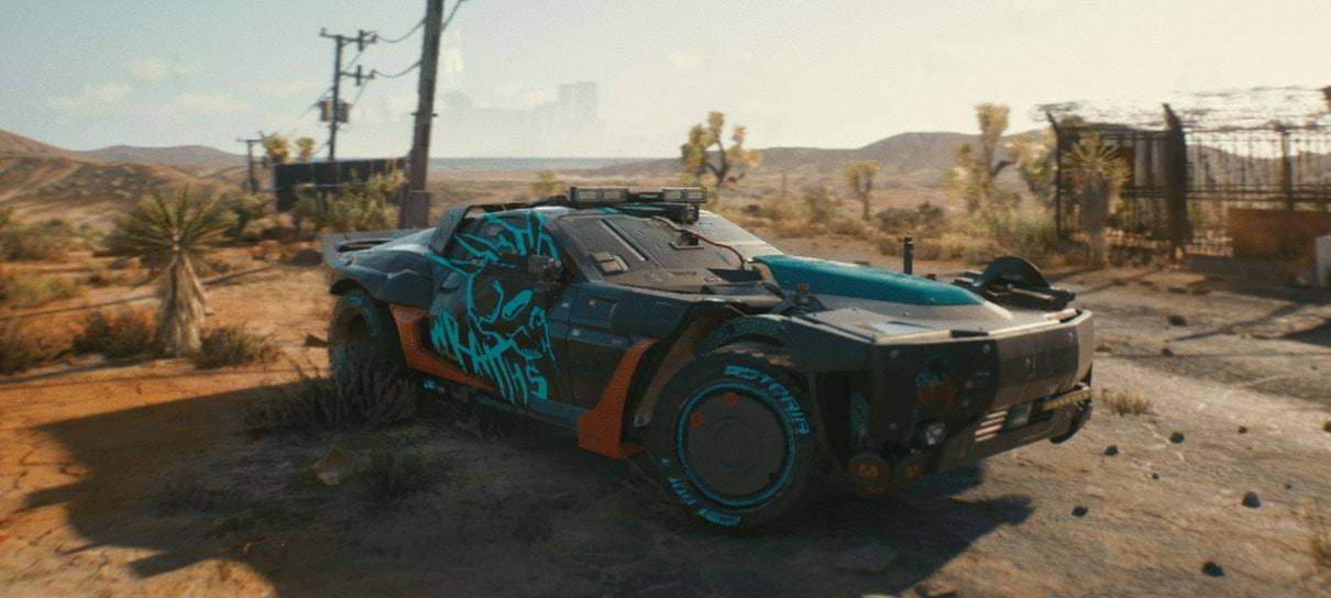 Cyberpunk 2077 revela carro inspirado em Mad Max: Estrada da Fúria