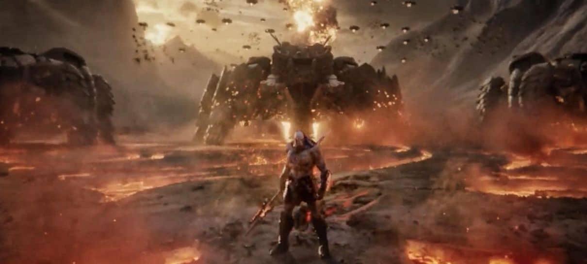 Zack Snyder revela foto de Darkseid no Snyder Cut de Liga da Justiça