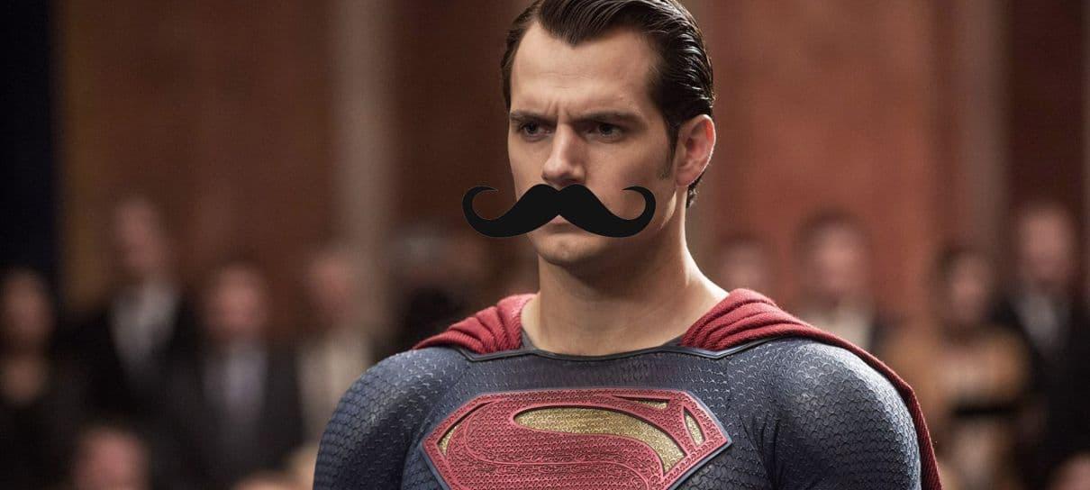 Henry Cavill brinca que quer ver uma versão de Liga da Justiça "sem o bigode"