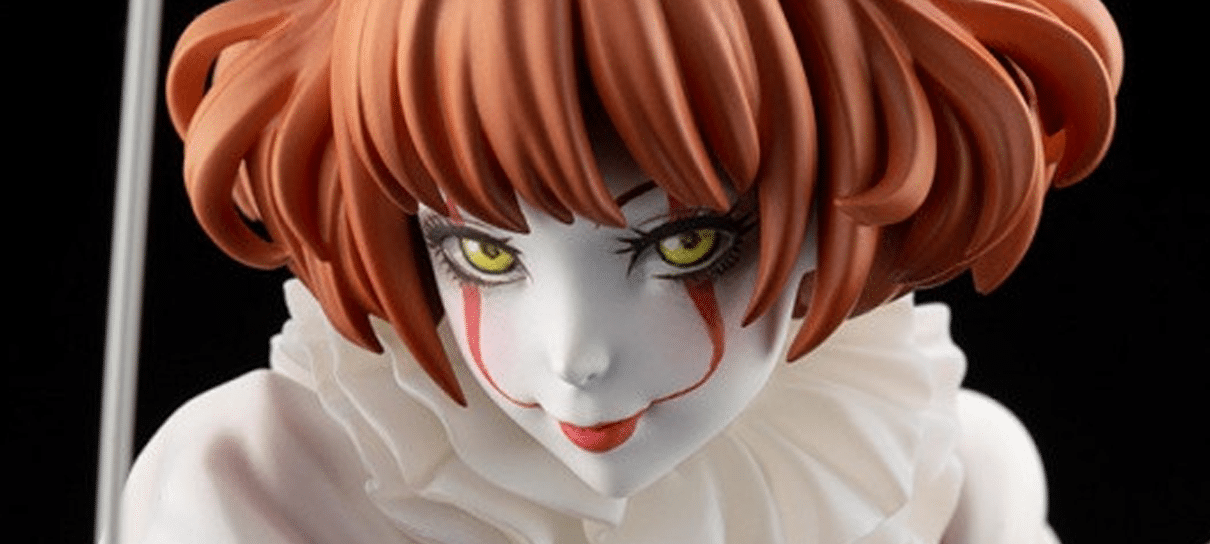 Figure transforma Pennywise, de It: A Coisa, em garota de anime